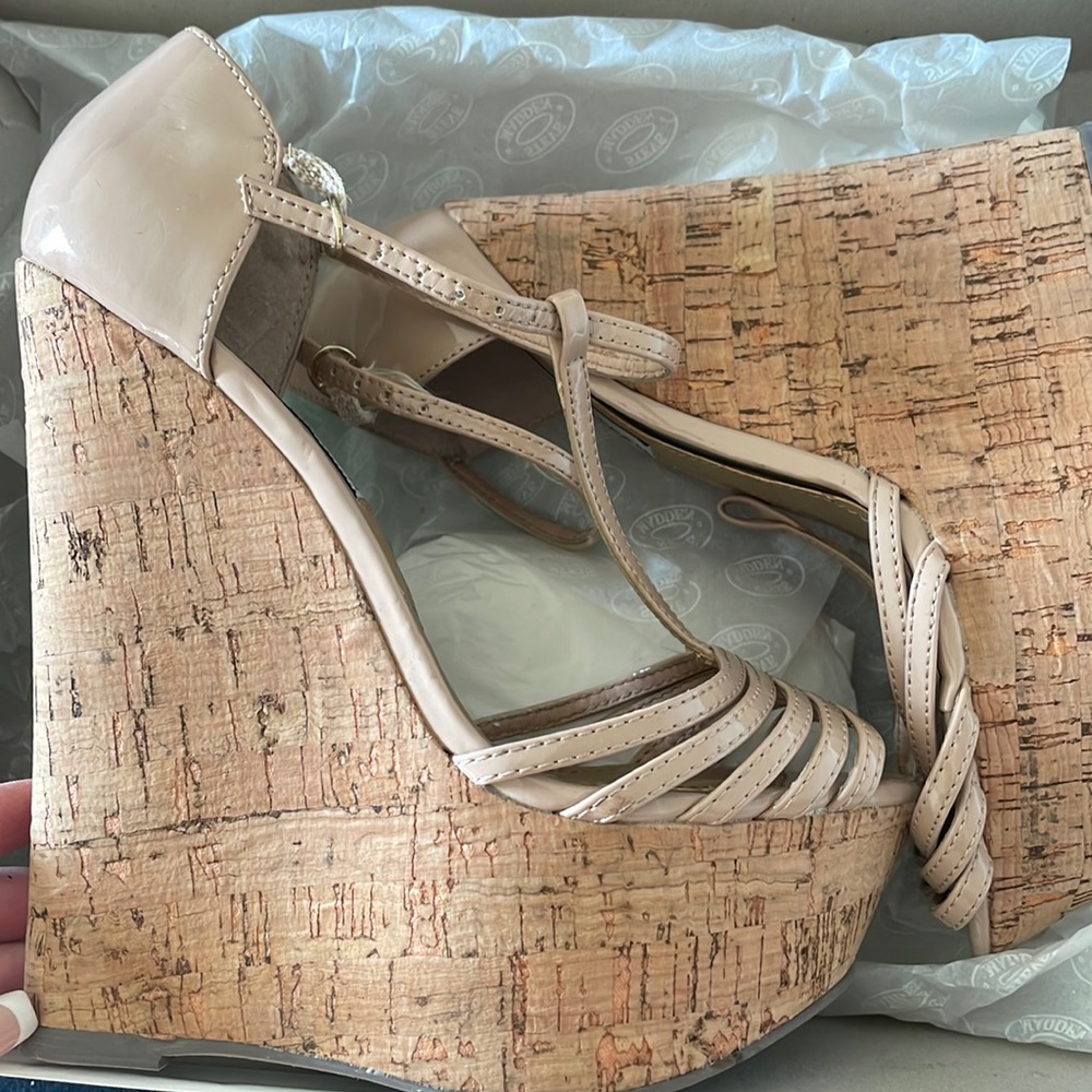 Steve Madden Cork Wedge Sandals
